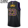 Dres Los Angeles Lakers Lebron James Nike 2023-24 City Edition Crno Swingman - Dječji